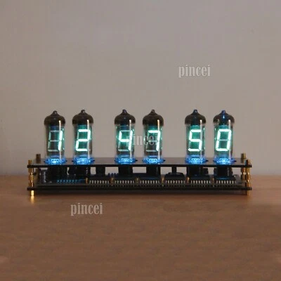 IV11 VFD Clock Fluorescent Tube Clock Colors Light Display Time Date Temperature - Image 1 of 4