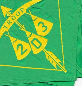 Unbekannte Ratstruppe 203 Halstuch Pfadfinder BSA - Bild 1 von 1