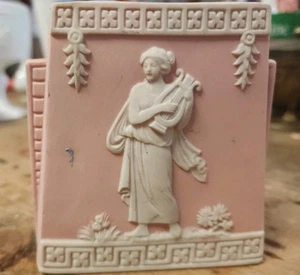 Antique Porcelain Vase/ Planter Wedgwood Jasperware Pink And White 19th c. RARE - Picture 1 of 9