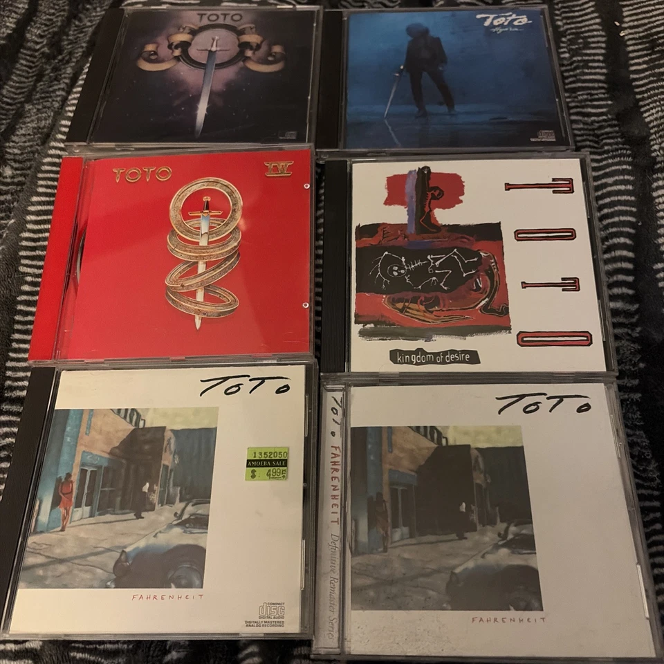 TOTO 6 CD Lot Debut IV 4 Hydra Fahrenheit Kingdom Of Desire Import - Image 1 of 1