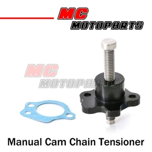 Black CNC Manual Timing Chain Tensioner For XT1200 Z Super Tenere 18 19 20 21 22 - Picture 1 of 2