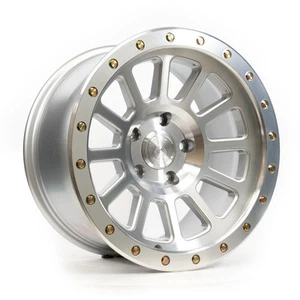 17x9 Arena Ammo 6x135 0 Silver Machined Wheels Rims Set(4) 87.1 - Picture 1 of 3