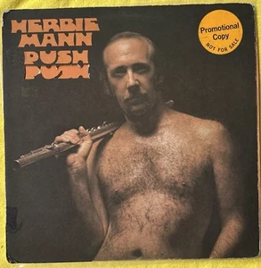 Herbie Mann Push Push WHITE LABEL PROMO LP Ultrasonically Cleaned Die-cut Cover. - Picture 1 of 2