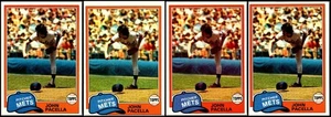 John Pacella New York Mets (4) Card Lot - UNIQUE FIND – ONE OF A KIND - Picture 1 of 2