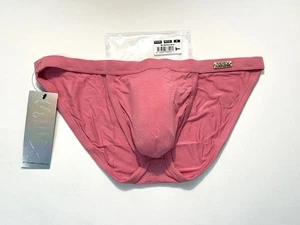 Andrew Christian - Calzoncillo de bikini Andrew Christian de tiro bajo mezcla de bambú - Rosa Rosa - Imagen 1 de 11