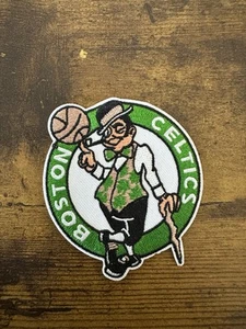 BOSTON CELTICS EMBROIDERED IRON/SEW ON PATCH NBA BASKETBALL NEW - Picture 1 of 4