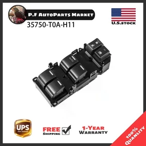 Electric Power Window Switch Master Front Left Fit Honda CR-V 2014-2017 EX-L - Picture 1 of 18