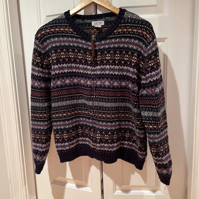 Suéter De Colección Skyr Wm-XL 55% Rama 45% Ctn Cremallera Diseño SWDazul Marino/Gris/Rojo/Blanco Usado en Excelente Condición Foto 1 de 4