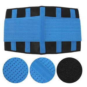 (Bleu) Back Brace Protection De Taille Flexible Portable Pour La Protection - Zdjęcie 1 z 12