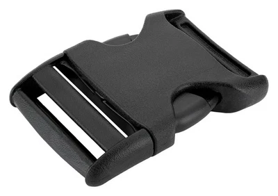 COUNTRY BROOK DESIGN 10 - 1 1/2 In YKK Flat Heavy Duty Single Adjustable Side Release Plastic Buckles
