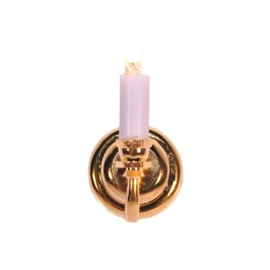 Dolls House Single Candle Wall Lamp (LT7419) - 1:12 Scale Miniatures - Picture 1 of 3