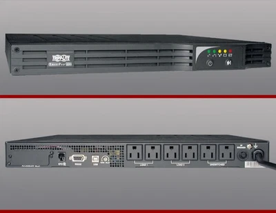 Tripp Lite UPS Smart 750VA 600W Rackmount AVR 120V Pure Sign Wave USB DB9 SNMP - Image 1 of 4