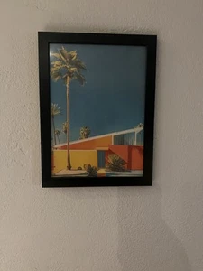 Mid Century Modern Themed Framed Canvas Prints 9x12 Choice of Design - Picture 1 of 2