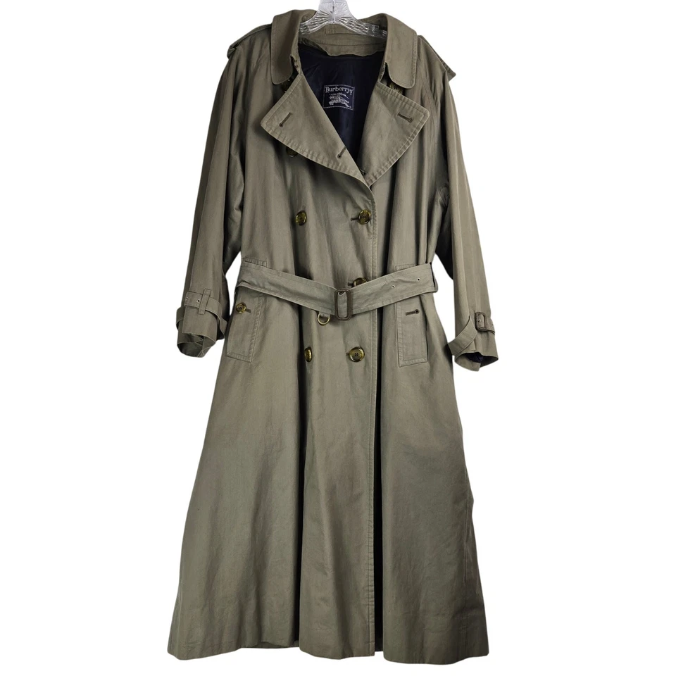Auténtico abrigo Burberry Car talla 42 Burberrys caqui NovaCheck forrado en lana trinchera  Foto 1 de 4