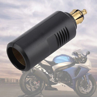 12V Universal Motorrad Zigarettenanzünder Stecker Adapter für DIN Buchse* - Bild 1 von 4