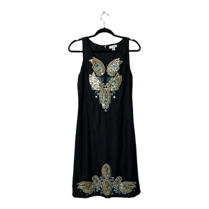 Monsoon Sleeveless Dress Black Size 4 - Picture 1 of 9
