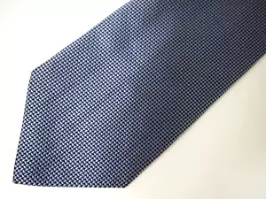 Geoffrey Beene Herren Krawatte Krawatte blau braun geometrisch 100 % Seide 59 Zoll - Bild 1 von 4
