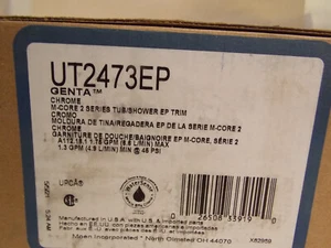 Moen Tub/Shower Trim M-CORE 2 Series Genta UT2473EP , Chrome - Picture 1 of 2
