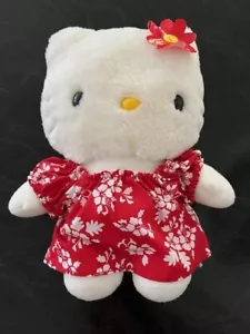 Hello Kitty Sanrio Hawaiian Aloha Plush stuffed Toy 1998 - Picture 1 of 9