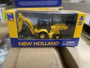 SCAVATRICE ESCAVATORE NEW HOLLAND B110C TERNA RIGIDA modellino metallo NEW-RAY - Imagen 1 de 11