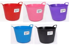 Rhino ProStable Flexi Tub Horse Feed/Water/Muck Bucket Large Flexible Trug 40L - Picture 1 of 11