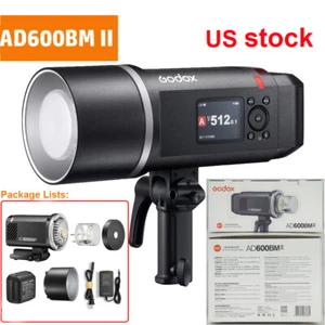 Godox AD600BM II Bowens Mount 600Ws Led Video Light Outdoor Studio Flash updated - Picture 1 of 24