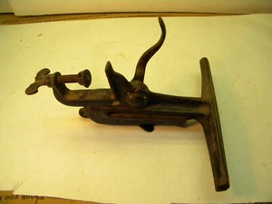 Vintage Unbranded Saw filing Vise; 9 3/8 in. Jaws; 6 in. Draft;,Handsaw sharpen. - Picture 1 of 5