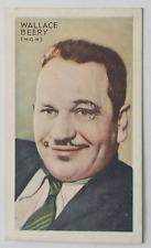 1934 Park Drive Gallaher Champions Screen & Stage Red Back #18 WALLACE BEERY