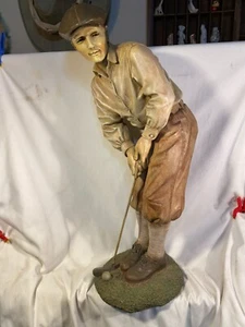 Golf Statue Golfer On Putting Green Figure Very good condition. - Bild 1 von 18