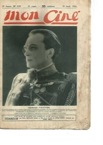 MON CINE N°112 NAZIMOVA / GOERGES VAULTIER / ESSOR CINEMATOGRAPHIQUE EN CHINE - Imagen 1 de 1