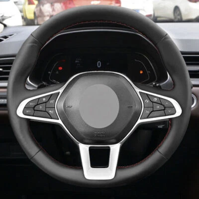 Cubierta antideslizante volante negra para Renault Clio 5 Captur Zoe 2019-2020 Foto 1 de 4