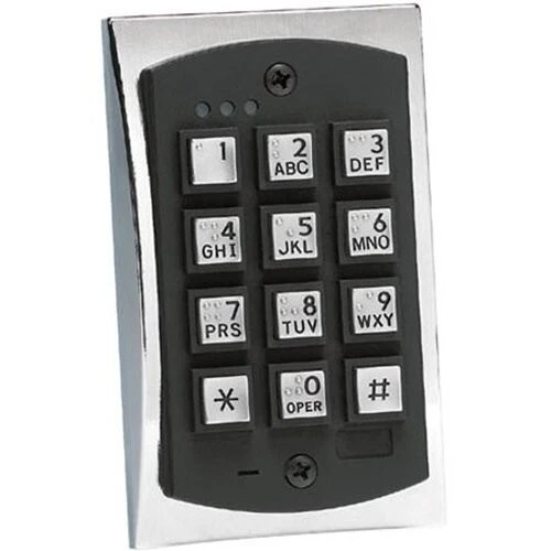 Linear 2000eM 2000 Series EM Style Flush-Mount Durable Metal Access Keypad - Image 1 of 1