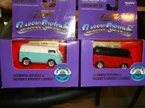 JOHNNY LIGHTNING CLASSIC CUSTOMS 60's VW VAN  PAIR - Picture 1 of 1