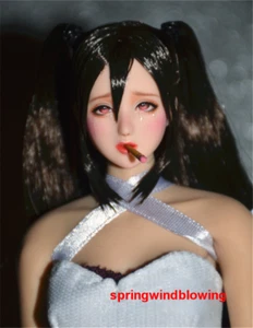 1:6 Ponytail Girl Obitsu Female Head Sculpt For 12" PH UD JO LD Figure Body Doll - Picture 1 of 6