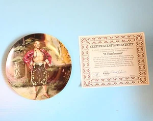 KNOWLES COLLECTOR PLATE NIB BOX COA "A PUZZLEMENT" 1985 WILLIAM T CHAMBERS - Picture 1 of 4
