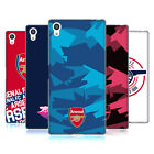 OFFICIAL ARSENAL FC CREST AND GUNNERS LOGO SOFT GEL CASE FOR SONY PHONES 2