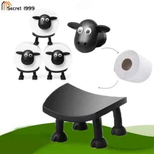 Chic Sheep Toilet Roll Holder Lovely Sheep Tissue Box Stackable For Home - Picture 1 of 23