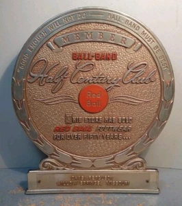 Ball-Band Store Display Sign Red Ball Shoes/ Chas Ferguson Willow Springs Mo - Picture 1 of 10