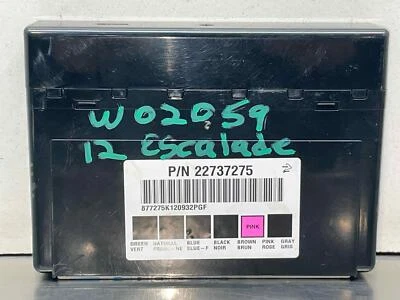 Cadillac Escalade 2012 carrocería módulo de control computadora BCM BCU unidad OEM 22737275 Foto 1 de 4