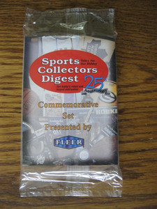 FLEER SPORTS COLLECTOR'S DIGEST 25TH ANNIVERSARY COMMEMORATIVE SET SEALED