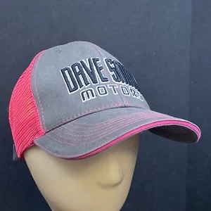 Gorra Dave Smith Motors Adulto Rosa Gris Gorra Kellog Idaho Bandera EE. UU. Malla Correa Trasera - Imagen 1 de 8