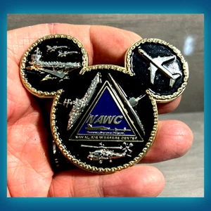 *EXTREMELY RARE* USN NAWC NAVY CHIEF Mickey Mouse Shaped Coin Numbered #981 - Picture 1 of 12