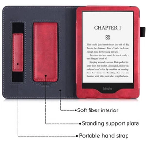 Premium Smart PU Leather Case Cover Stand for Kindle Paperwhite 6.8" (11th Gen) - Picture 1 of 12