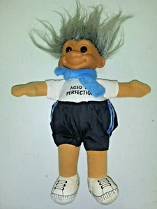MUÑECA TROLL DE PELUCHE RUSS "ENVEJECIDA A LA PERFECCIÓN" 11" - Imagen 1 de 5