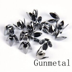 Leaves Flower Beads Caps - 6mm Loose Spacer Apart End Bead Jewelry Making 100PCS