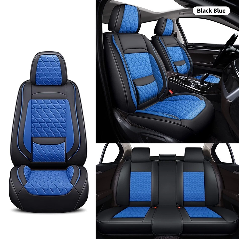 For Honda Accord/Civic/CR-V/Clarity/Insight Car 5 Seats Covers Luxurious Leather - Imagem 1 de 4