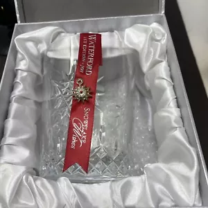 Waterford Snowflake Wishes Crystal JOY Double Old Fashioned FIRST LIMITED - Picture 1 of 6