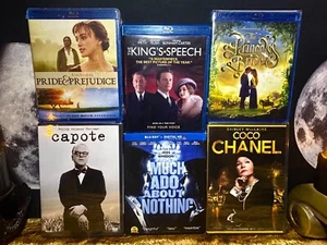 Blu Ray DVD Lot 5 New The Princess Bride King's Speech Pride & Prejudice Capote - Picture 1 of 3