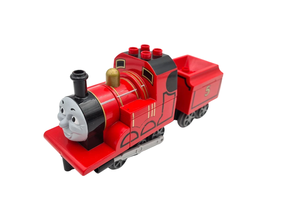 Lego® train Duplo chemin de fer Locomotive Thomas & Friends James - Photo 1/1
