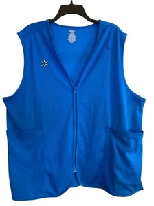 Walmart Associate Weste blau Damen 2XL Reißverschluss Uniform - Bild 1 von 4